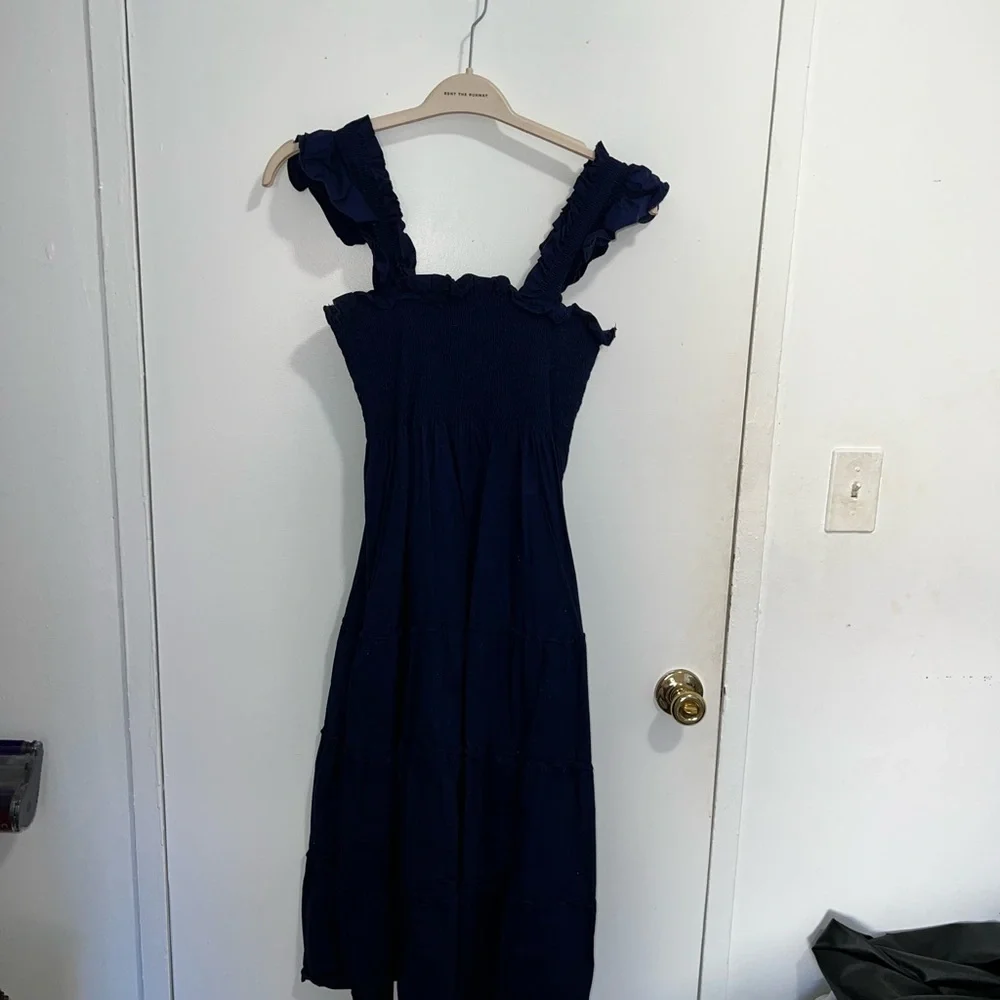Hill House Ellie Nap Dress in Navy - Picture 9 of 10